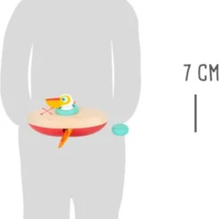 Small Foot Company Small Foot Badspeelgoed Pelikaan Junior 14 X 12 Cm Hout Rood -Aanbiedingen badspeelgoed Winkel 413x840