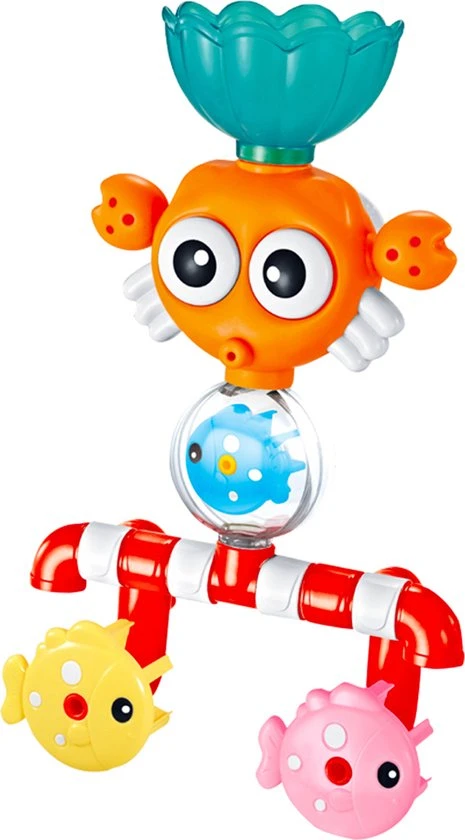 Allerion® Allerion Fontein Badspeelgoed – Vanaf 1 Jaar – Visjes, Krab En Schildpad – Met Zuignappen 1 Allerion® Allerion Fontein Badspeelgoed – Vanaf 1 Jaar – Visjes, Krab En Schildpad – Met Zuignappen