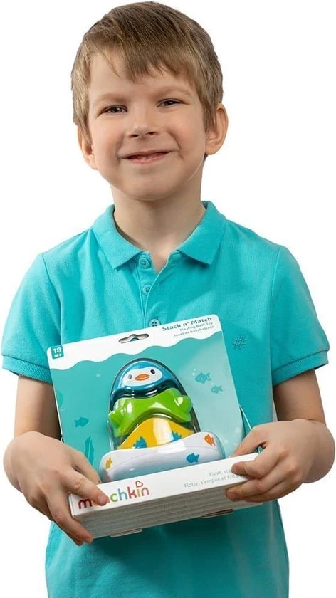 Munchkin Badspeelgoed - Stack 'n Match - Drijvend Badspeeltje 8 Munchkin Badspeelgoed - Stack 'n Match - Drijvend Badspeeltje - Afbeelding 8