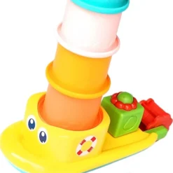Jobber Waterplay Badspeelgoed - Waterrad Bad Boot - Stapel Emmertjes -Aanbiedingen badspeelgoed Winkel 492x840