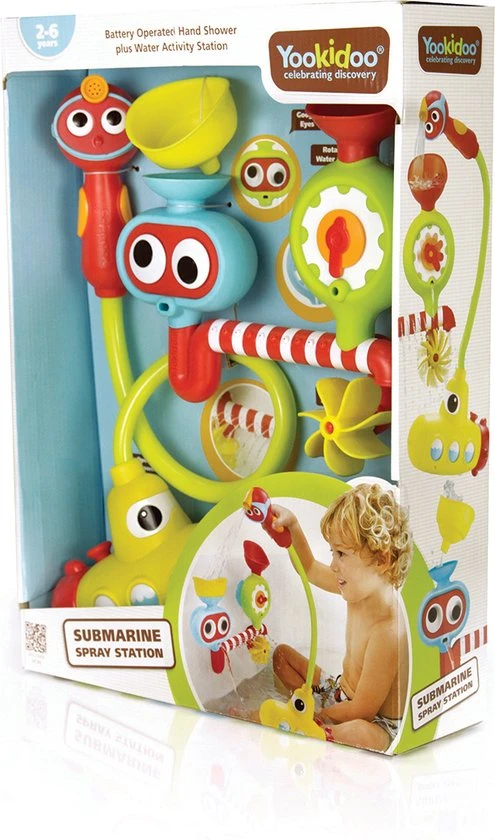 Yookidoo Badspeelgoed Submarine Spray Station Duikboot 10 Yookidoo Badspeelgoed Submarine Spray Station Duikboot - Afbeelding 10
