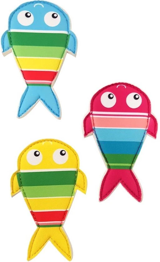 Imaginarium Bad Organizer Vis - Zak Met Gaas En Sterke Zuignap - Tot 12 Kg Badspeelgoed - Inclusief Drie Vissen 3 Imaginarium Bad Organizer Vis - Zak Met Gaas En Sterke Zuignap - Tot 12 Kg Badspeelgoed - Inclusief Drie Vissen - Afbeelding 3