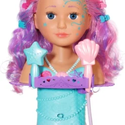 BABY Born Sister Stylinghoofd Zeemeermin - Kaphoofd -Aanbiedingen badspeelgoed Winkel 516x840