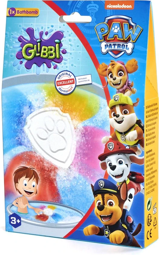 Simba Glibbi Paw Patrol Badbom - Vanaf 3 Jaar - Dermatologisch Getest 11 Simba Glibbi Paw Patrol Badbom - Vanaf 3 Jaar - Dermatologisch Getest - Afbeelding 11
