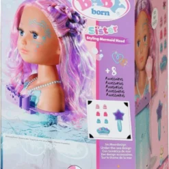 BABY Born Sister Stylinghoofd Zeemeermin - Kaphoofd -Aanbiedingen badspeelgoed Winkel 537x840