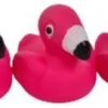 Merkloos Badspeelgoed - Flamingo - Roze - Kunststof - Set Van 5