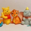 Disney Baby Badspeeltjes Set - Dumbo - Bambi - Teigetje - Pumba - Winnie De Poeh - Water Squirters - Bad Speelgoed