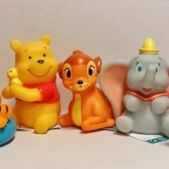 Disney Baby Badspeeltjes Set - Dumbo - Bambi - Teigetje - Pumba - Winnie De Poeh - Water Squirters - Bad Speelgoed