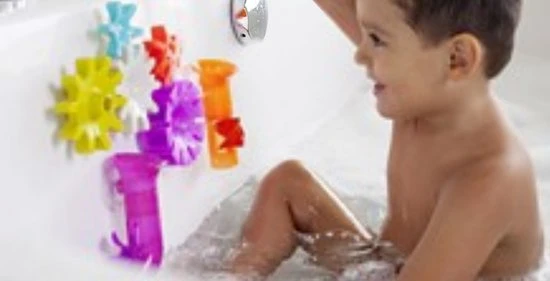 BOON Cogs Tandwieltjes Speelset (5 Stuks) - Badspeelgoed 7 BOON Cogs Tandwieltjes Speelset (5 Stuks) - Badspeelgoed - Afbeelding 7