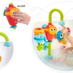 Yookidoo Badspeelgoed Spin N Sort Spout Pro -Aanbiedingen badspeelgoed Winkel 550x297 1