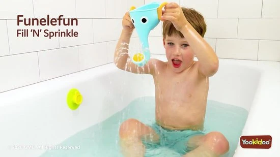 Yookidoo Badspeeltje FunElefun Grijs 2 Yookidoo Badspeeltje FunElefun Grijs - Afbeelding 2
