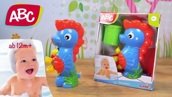 Simba ABC - Zeepaardje - 26 Cm - 0 Tot 36 Maanden - Badspeelgoed 2 Simba ABC - Zeepaardje - 26 Cm - 0 Tot 36 Maanden - Badspeelgoed - Afbeelding 2