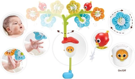 Yookidoo Badspeelgoed Badmobiel Spin'N' Sprinkle Sensory Arc 6 Yookidoo Badspeelgoed Badmobiel Spin'N' Sprinkle Sensory Arc - Afbeelding 6