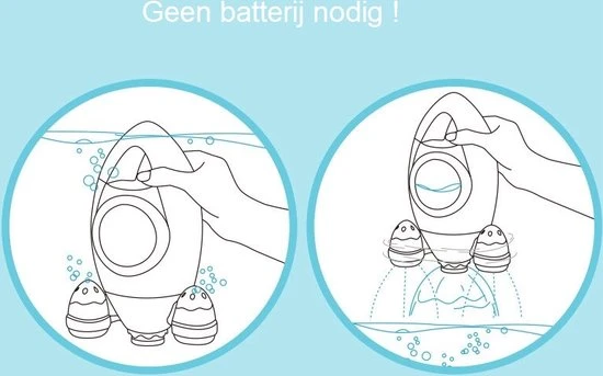 VG Deals Draaiende Water Raket | Water Speelgoed | Bad Speelgoed | Ruimteschip | Fontein Speelgoed | Stand Speelgoed | Peuter Speelgoed | Interactief Lanceer Water Raket 4 VG Deals Draaiende Water Raket | Water Speelgoed | Bad Speelgoed | Ruimteschip | Fontein Speelgoed | Stand Speelgoed | Peuter Speelgoed | Interactief Lanceer Water Raket - Afbeelding 4