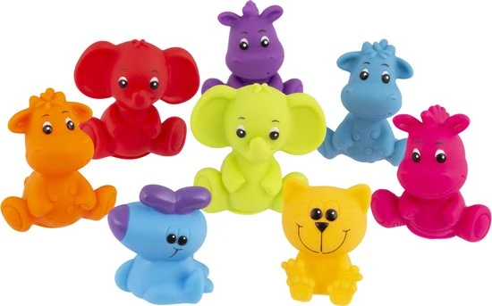 Playgro Geschenkset Kadoset Badspeeltjes Jungle Dieren - 8st - Volledig Afgesloten - Schimmelvrij 9 Playgro Geschenkset Kadoset Badspeeltjes Jungle Dieren - 8st - Volledig Afgesloten - Schimmelvrij - Afbeelding 9