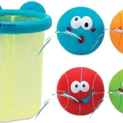 Basketbalspel Voor In (Zwem) Bad - Imaginarium - Spel Met Zuignappen En 4 Squeeze Ballen - Basketbal Werpspel Met Netje - Ook Voor Zwembad -Aanbiedingen badspeelgoed Winkel 550x351
