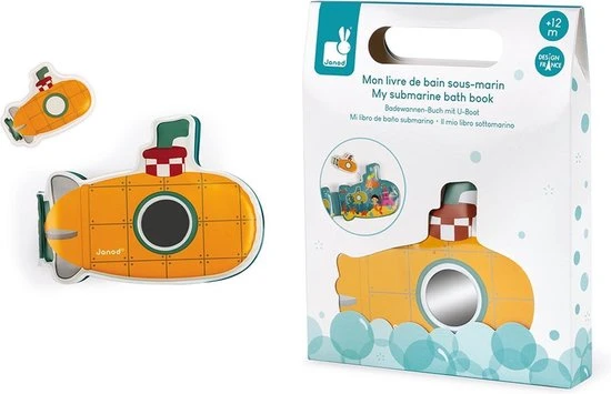 Janod Badspeelgoed - Badboek Mijn Duikboot 2 Janod Badspeelgoed - Badboek Mijn Duikboot - Afbeelding 2