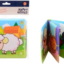 Johntoy Happy World Badboekje Boerderijdieren 14 Cm