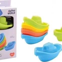 Johntoy Badspeelgoed Happy World Bootjes 6 Stuks -Aanbiedingen badspeelgoed Winkel 550x365 2