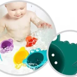 Croc Cups Bad Speelgoed - Krokodil - Stapelen - Klikken - 60 Cm Lang - Waterspeelgoed - Educatief Speelgoed - Baby Cadeau -Aanbiedingen badspeelgoed Winkel 550x365 20