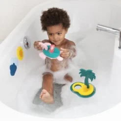 Quutopia Foam Badspeelgoed Badpuzzel Treasure Island Met Schildpad - Cadeau Baby Jongen Meisje 1 Jaar | 2 Jaar | 3 Jaar | 4 Jaar -Aanbiedingen badspeelgoed Winkel 550x366 9