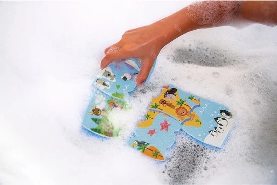 Janod - Badspeelgoed Wereldkaart 6 Janod - Badspeelgoed Wereldkaart - Afbeelding 6