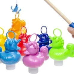 LG-Imports Kermisset Eendjes Junior 47 Cm Hout 9-delig