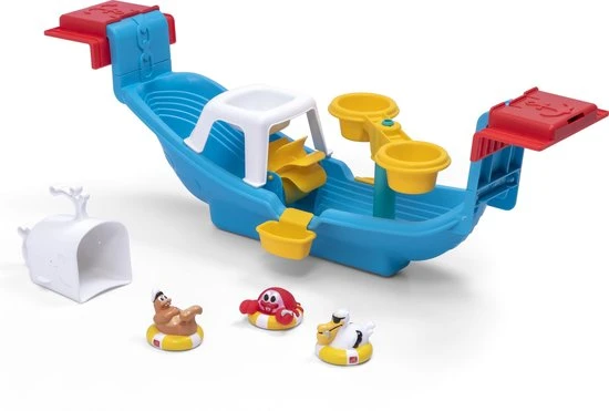 Step2 Nautical Rain Showers Badset - Badspeelgoed Incl. 3 Drijvende Karakterfiguren-krab, Walrus, En Pelikaan 1 Step2 Nautical Rain Showers Badset - Badspeelgoed Incl. 3 Drijvende Karakterfiguren-krab, Walrus, En Pelikaan