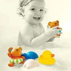 Hape Waterspuiters Teddy And Friends 5-delig -Aanbiedingen badspeelgoed Winkel 550x380 8