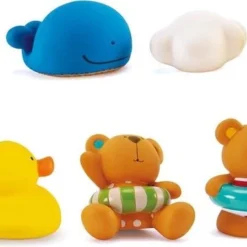 Hape Waterspuiters Teddy And Friends 5-delig -Aanbiedingen badspeelgoed Winkel 550x382 6