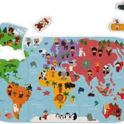 Janod - Badspeelgoed Wereldkaart 24 Janod - Badspeelgoed Wereldkaart -Aanbiedingen badspeelgoed Winkel 550x383