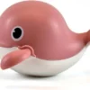 Van Theo Badspeeltje Walvis - Opwindbaar Badspeelgoed - Water Speelgoed Voor In Bad - Roze - Vanaf 1 Jaar