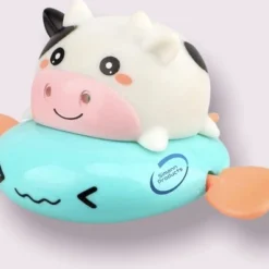 Simann Products Badspeelgoed Koe - Opwindbaar Bad/Zwembad Speelgoed - Kleur Groen - Water Spuitende Koe - Baby En Peuter -Aanbiedingen badspeelgoed Winkel 550x399 4