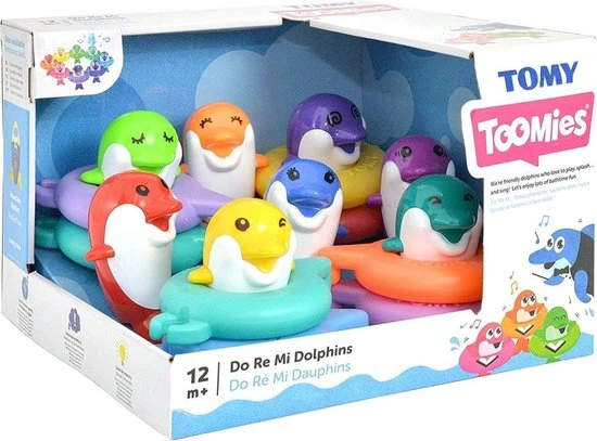 TOMY Do-Re-Mi Dolfijnen - Badspeelgoed 7 TOMY Do-Re-Mi Dolfijnen - Badspeelgoed - Afbeelding 7