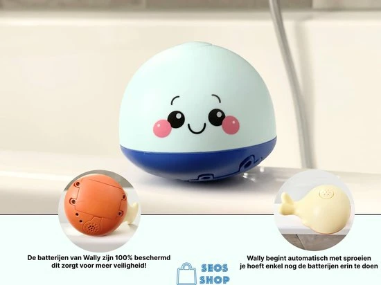 SEOS Shop ® - Badspeelgoed - Dolly De Dolfijn - Voor In Het Water - Lichtgevend - Lichtblauw/Donkerblauw 5 SEOS Shop ® - Badspeelgoed - Dolly De Dolfijn - Voor In Het Water - Lichtgevend - Lichtblauw/Donkerblauw - Afbeelding 5