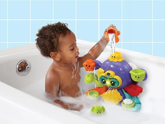VTech Spetterpret Badoctopus - Badspeelgoed - Rustgevende Melodietjes - Gezonden Liedjes - 1 Tot 5 Jaar 4 VTech Spetterpret Badoctopus - Badspeelgoed - Rustgevende Melodietjes - Gezonden Liedjes - 1 Tot 5 Jaar - Afbeelding 4
