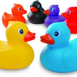 Eddy Toys Vrolijke Badeendjes - 6 Stuks In Koker