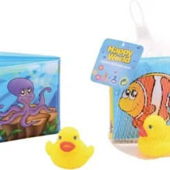 Johntoy Happy World Piepboekje Met Eend - Baby Water Badspeelgoed - Peuter Kleuter Speelgoed - Sinterklaas - Schoencadeau -Aanbiedingen badspeelgoed Winkel 550x425