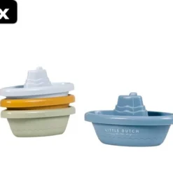 Rubo Toys 2x Little Dutch 4 Bad Bootjes Set Blauw -Aanbiedingen badspeelgoed Winkel 550x429 4