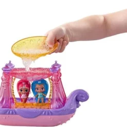 Fisher-price Shimmer En Shine Swing And Splash Boot 30 Cm -Aanbiedingen badspeelgoed Winkel 550x432 1