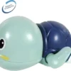 Simann Products Badspeeltje Schilpad - Opwindbaar Bad/Zwembadspeelgoed - Speelgoed Voor In Bad Of Zwembad - Blauw