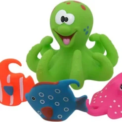 Eddy Toys- Badspeelgoed - Drijvende Octopus Met Zeevriendjes - 4 Delig -Aanbiedingen badspeelgoed Winkel 550x438 8
