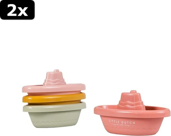 2x Little Dutch 4 Bad Bootjes Set Roze 3 2x Little Dutch 4 Bad Bootjes Set Roze - Afbeelding 3