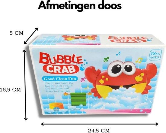 All-Goods Badspeelgoed -Muzikale Krab Met Muziekjes En Zeepbellen - Badspeeltjes - Baby Speelgoed Voor In Bad - 4 All-Goods Badspeelgoed -Muzikale Krab Met Muziekjes En Zeepbellen - Badspeeltjes - Baby Speelgoed Voor In Bad - - Afbeelding 4