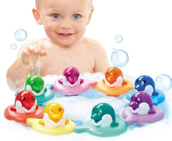 TOMY Do-Re-Mi Dolfijnen - Badspeelgoed 6 TOMY Do-Re-Mi Dolfijnen - Badspeelgoed - Afbeelding 6