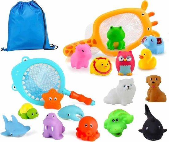 Allerion® Allerion Bad Squirt Speelgoed Set – 18-delig – Bath Squirters – Zeedieren – Inclusief Netjes En Opberg Tas 1 Allerion® Allerion Bad Squirt Speelgoed Set – 18-delig – Bath Squirters – Zeedieren – Inclusief Netjes En Opberg Tas