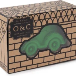 Oli & Carol - Badspeeltje Auto - Groen - Natuurlijk Rubber -Aanbiedingen badspeelgoed Winkel 550x462 3