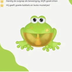 Simann Products Badspeelgoed - Bubbelmachine Voor Bad - Bubble Kikker - Bad Bellen Blaas Machine - Groen - Speelgoed Cadeau -Aanbiedingen badspeelgoed Winkel 550x463