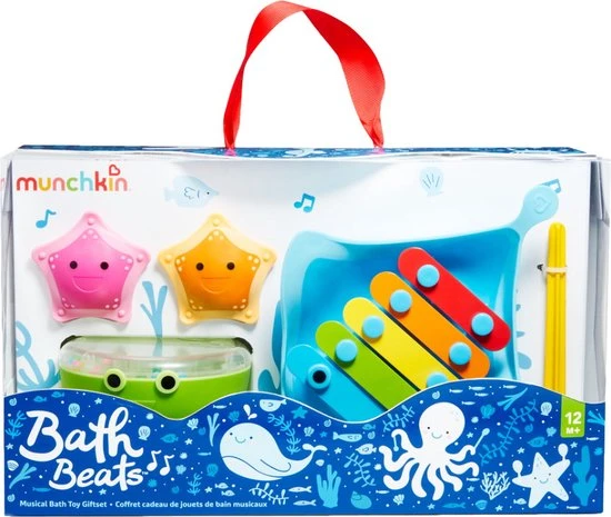 Munchkin Badspeelgoed Bath Beats Music Gift Set 2 Munchkin Badspeelgoed Bath Beats Music Gift Set - Afbeelding 2