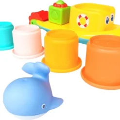 Jobber Waterplay Badspeelgoed - Waterrad Bad Boot - Stapel Emmertjes -Aanbiedingen badspeelgoed Winkel 550x467